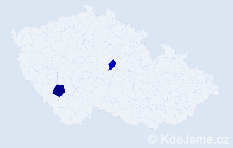 Příjmení: 'Kursch', počet výskytů 9 v celé ČR