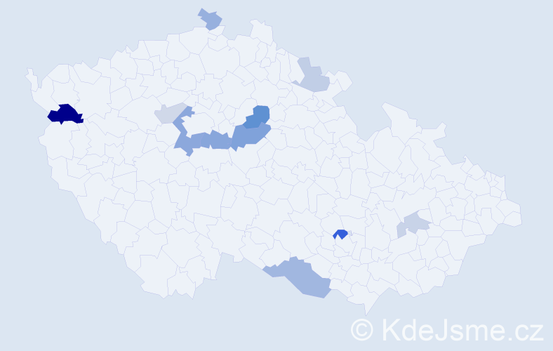 Příjmení: 'Matyasko', počet výskytů 22 v celé ČR