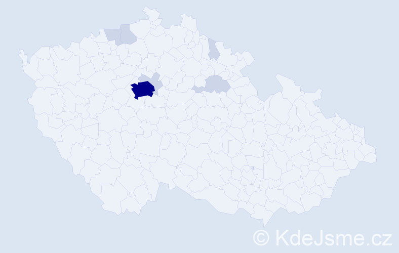 Příjmení: 'Buchko', počet výskytů 19 v celé ČR