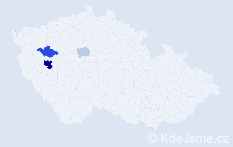 Příjmení: 'Krblich', počet výskytů 15 v celé ČR