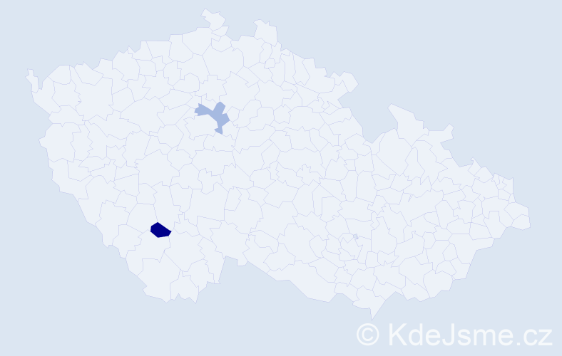 Příjmení: 'Sivets', počet výskytů 2 v celé ČR