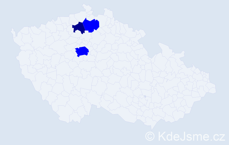 Příjmení: 'Halina', počet výskytů 4 v celé ČR