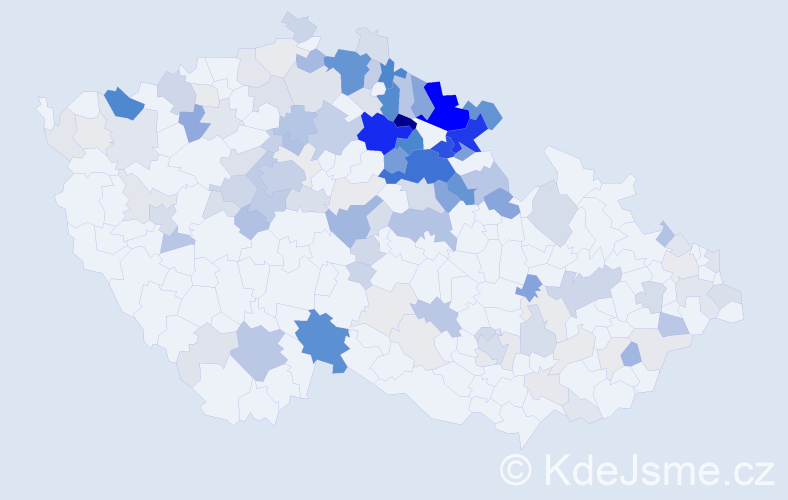 Příjmení: 'Vik', počet výskytů 475 v celé ČR