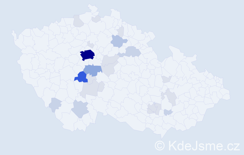 Příjmení: 'Bezkočková', počet výskytů 69 v celé ČR