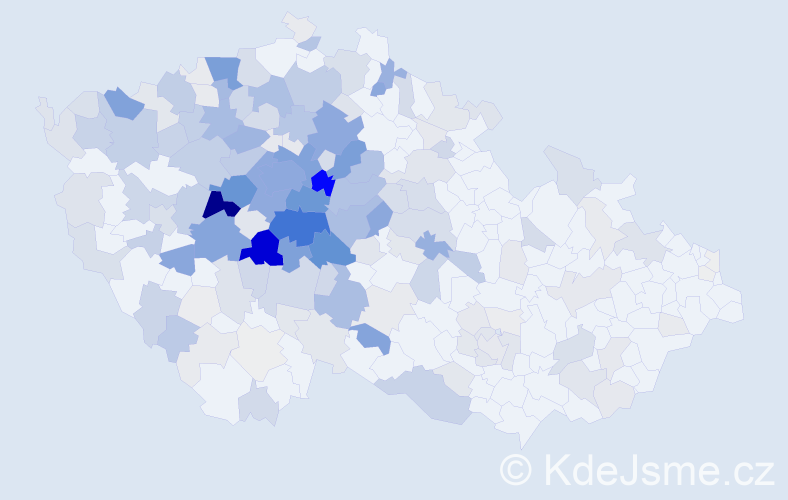 Příjmení: 'Kadeřábková', počet výskytů 1008 v celé ČR