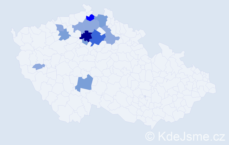 Příjmení: 'Steinz', počet výskytů 30 v celé ČR