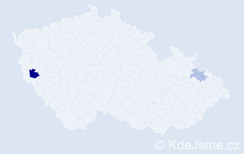 Příjmení: 'Kopperberg', počet výskytů 7 v celé ČR