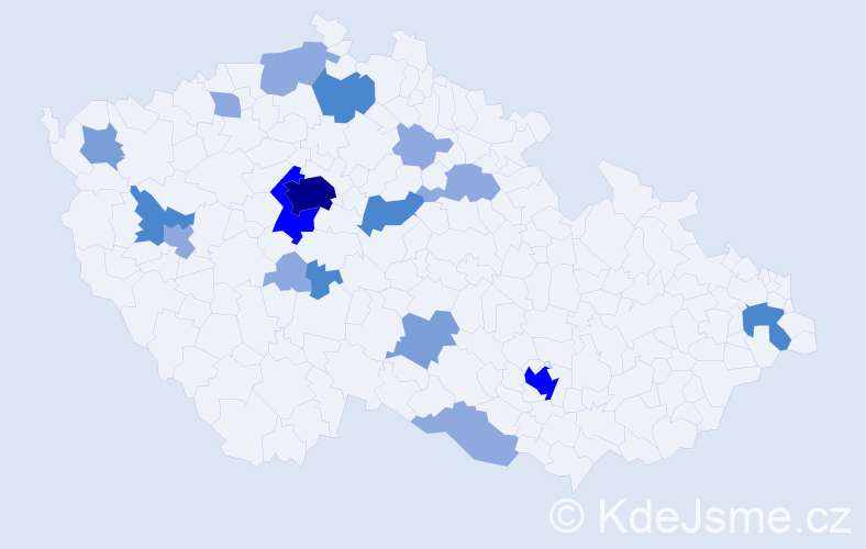 Příjmení: 'Phillips', počet výskytů 44 v celé ČR