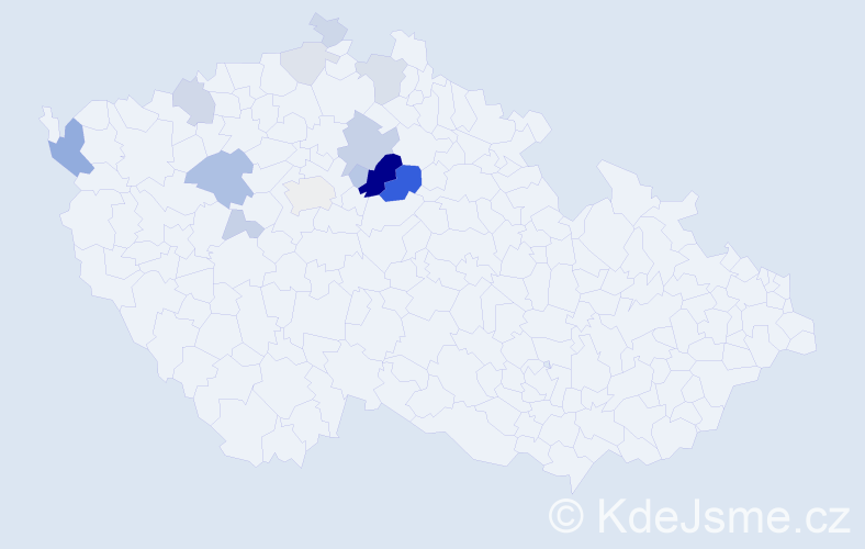 Příjmení: 'Grospič', počet výskytů 42 v celé ČR