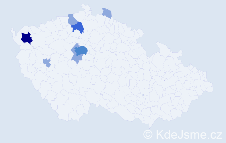 Příjmení: 'Krautwurmová', počet výskytů 18 v celé ČR