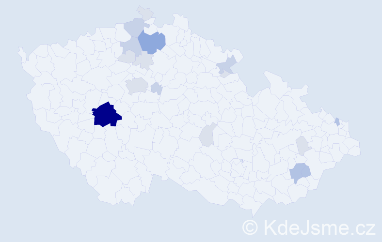 Příjmení: 'Buch', počet výskytů 52 v celé ČR
