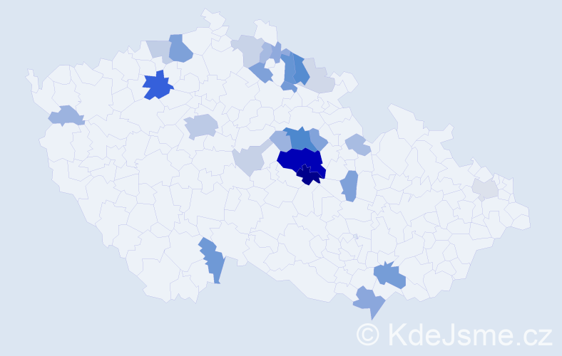 Příjmení: 'Alinčová', počet výskytů 95 v celé ČR