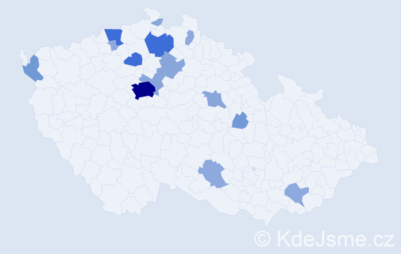 Příjmení: 'Quaiserová', počet výskytů 42 v celé ČR