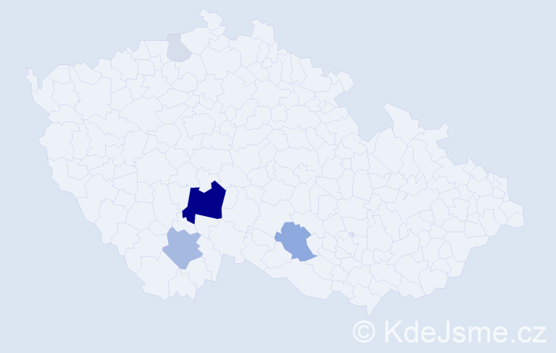 Příjmení: 'Krätzer', počet výskytů 28 v celé ČR
