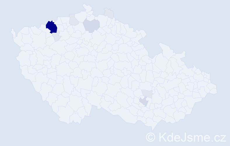 Příjmení: 'Malcovský', počet výskytů 41 v celé ČR