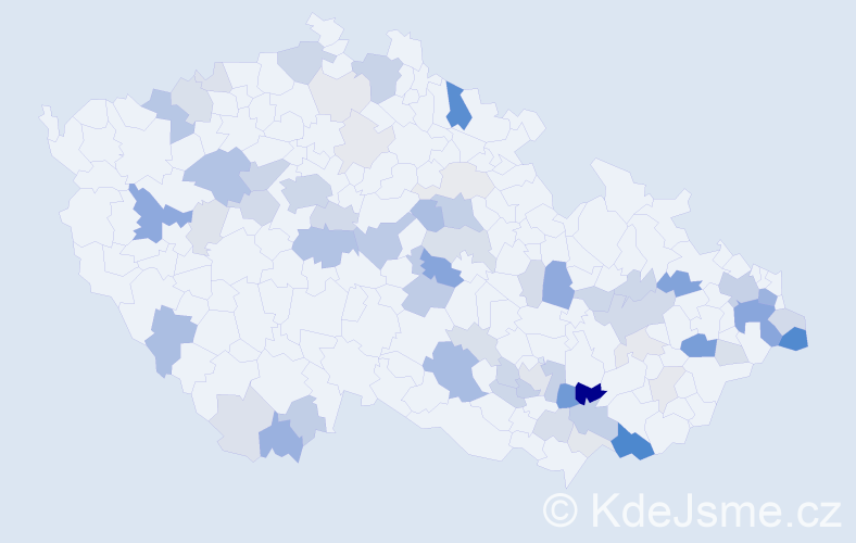 Příjmení: 'Sekerka', počet výskytů 203 v celé ČR