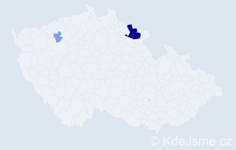 Příjmení: 'Szalatová', počet výskytů 10 v celé ČR