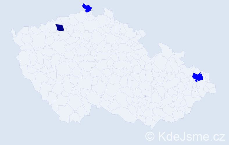 Příjmení: 'Weihs', počet výskytů 7 v celé ČR