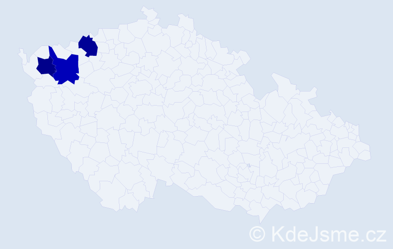 Příjmení: 'Siehr', počet výskytů 3 v celé ČR