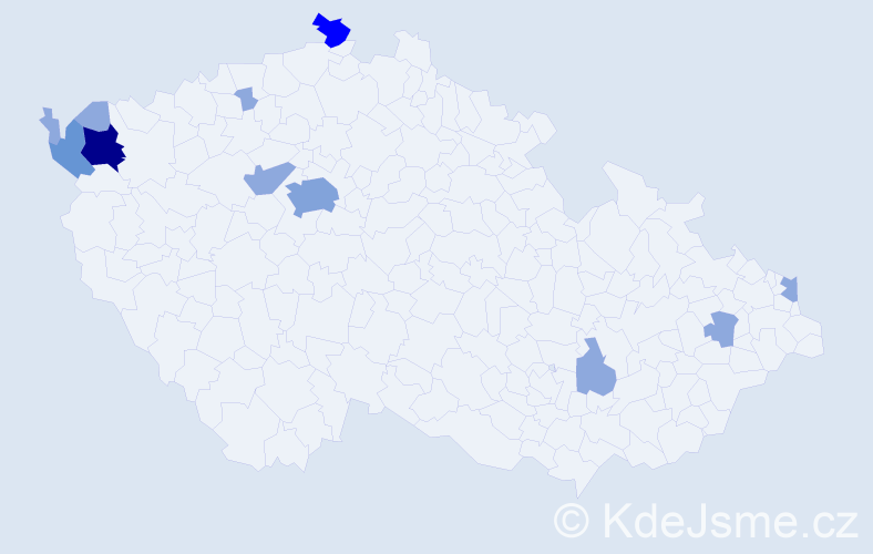 Příjmení: 'Lališová', počet výskytů 26 v celé ČR