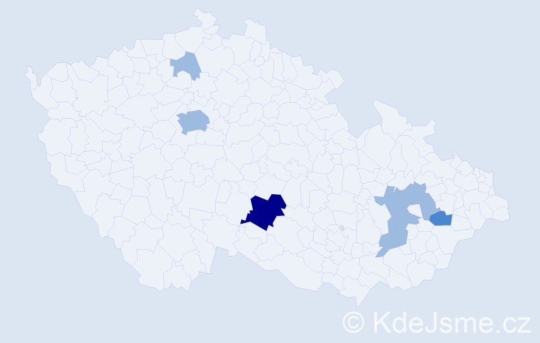 Příjmení: 'Leinertová', počet výskytů 12 v celé ČR