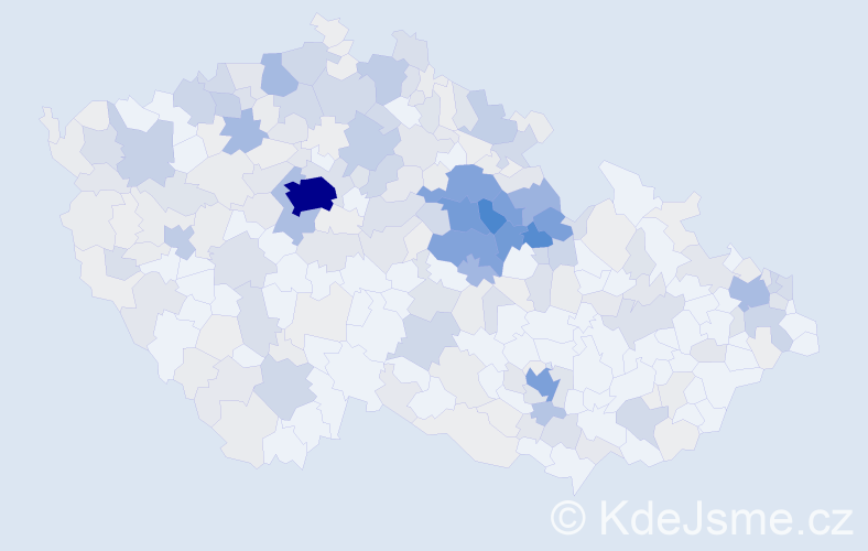 Příjmení: 'Kaplan', počet výskytů 1286 v celé ČR