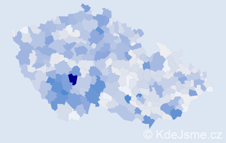 Příjmení: 'Vlk', počet výskytů 3258 v celé ČR