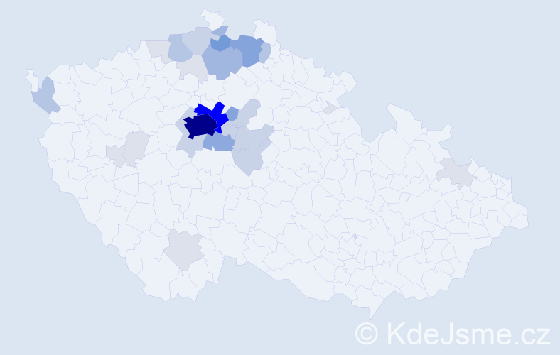 Příjmení: 'Manhart', počet výskytů 106 v celé ČR