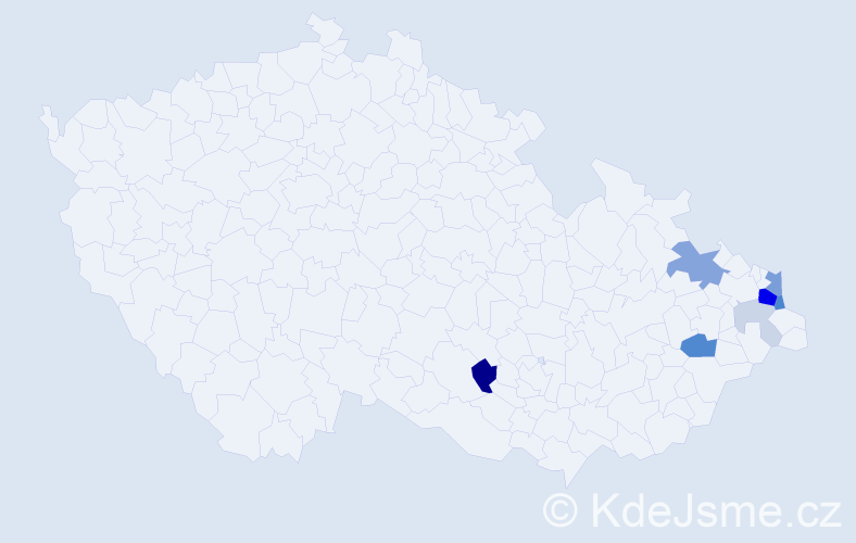 Příjmení: 'Budzinski', počet výskytů 24 v celé ČR