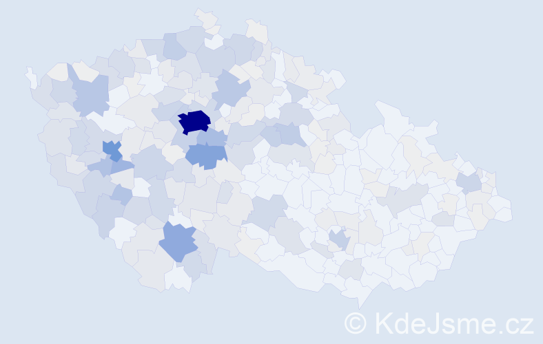 Příjmení: 'Heřman', počet výskytů 1169 v celé ČR