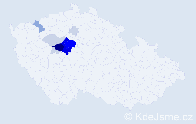 Příjmení: 'Nejepsová', počet výskytů 40 v celé ČR