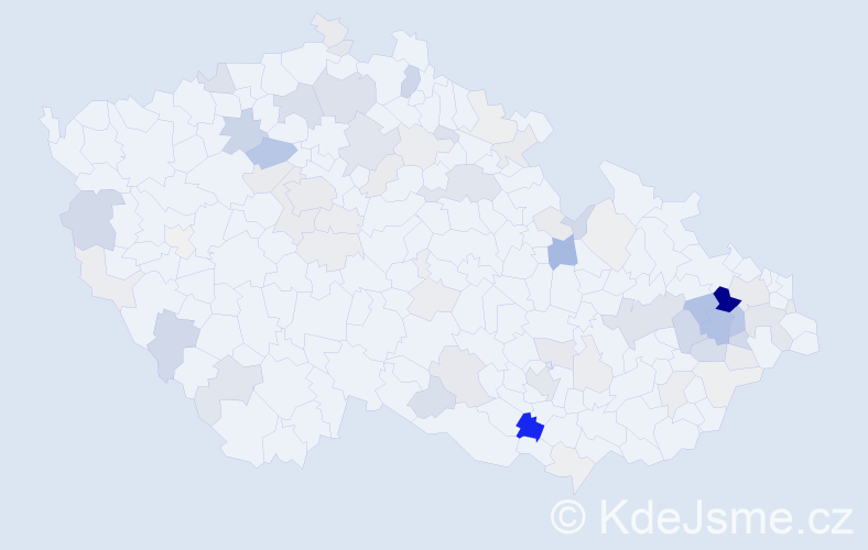 Příjmení: 'Dresler', počet výskytů 243 v celé ČR