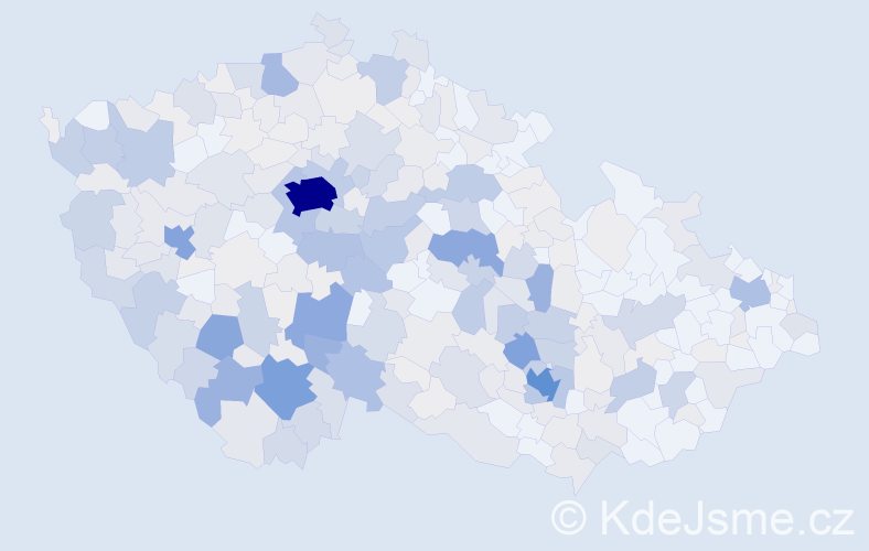 Příjmení: 'Vojta', počet výskytů 1449 v celé ČR