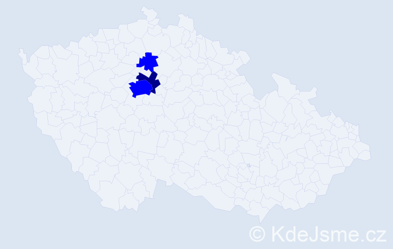 Příjmení: 'Budaev', počet výskytů 4 v celé ČR
