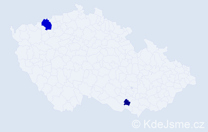 Příjmení: 'Kromholz', počet výskytů 6 v celé ČR