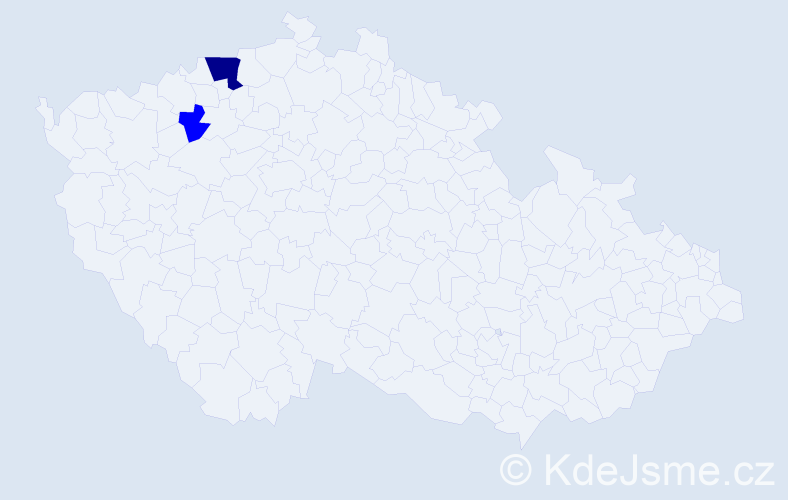 Příjmení: 'Leónová', počet výskytů 5 v celé ČR