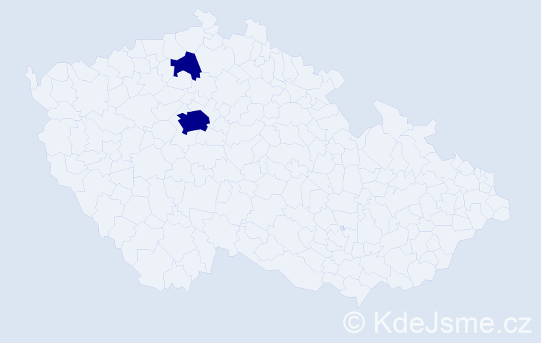 Příjmení: 'Naranmandakh', počet výskytů 2 v celé ČR