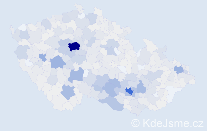 Příjmení: 'Burianová', počet výskytů 2891 v celé ČR
