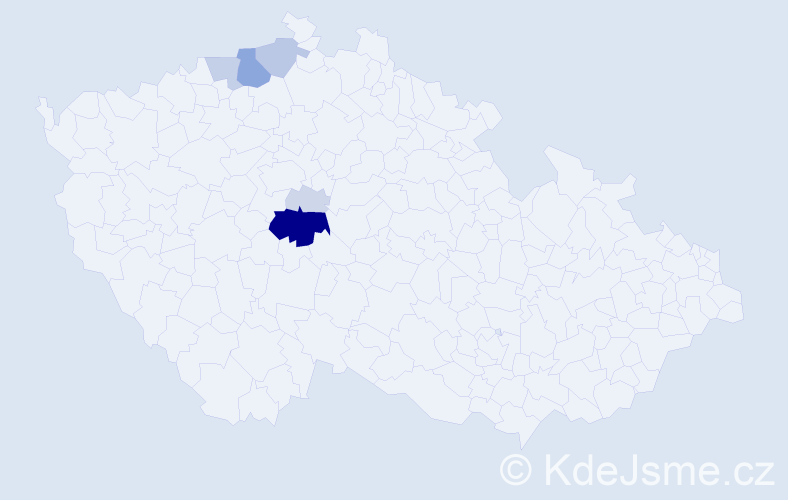 Příjmení: 'Balata', počet výskytů 24 v celé ČR