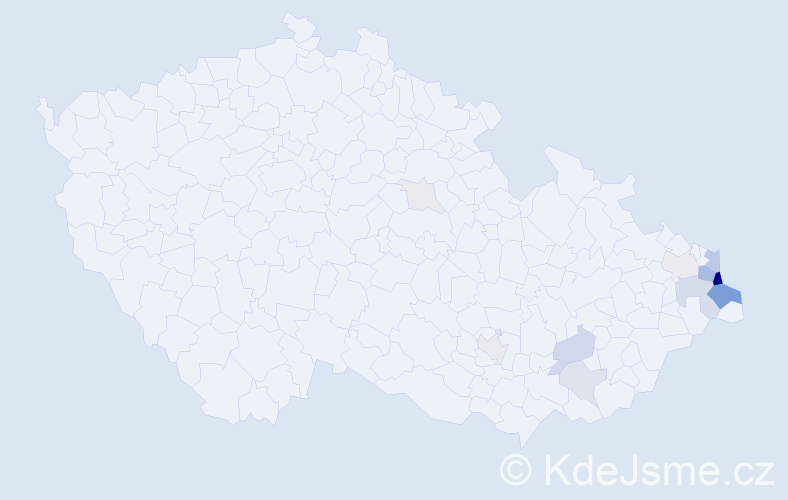 Příjmení: 'Drobisz', počet výskytů 56 v celé ČR