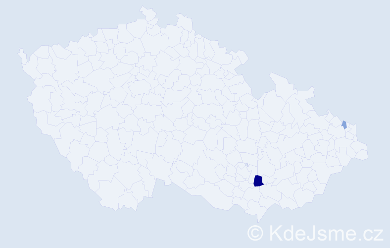 Příjmení: 'Szajer', počet výskytů 4 v celé ČR