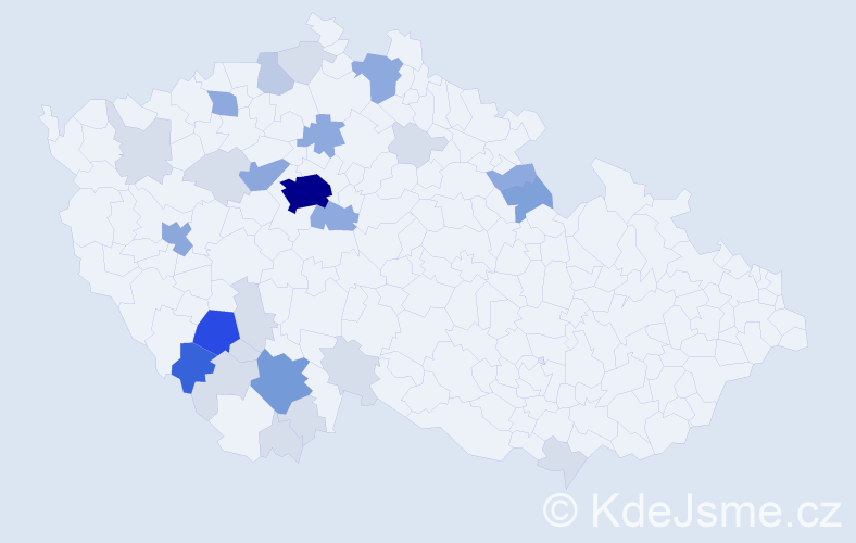 Příjmení: 'Grabmüller', počet výskytů 89 v celé ČR