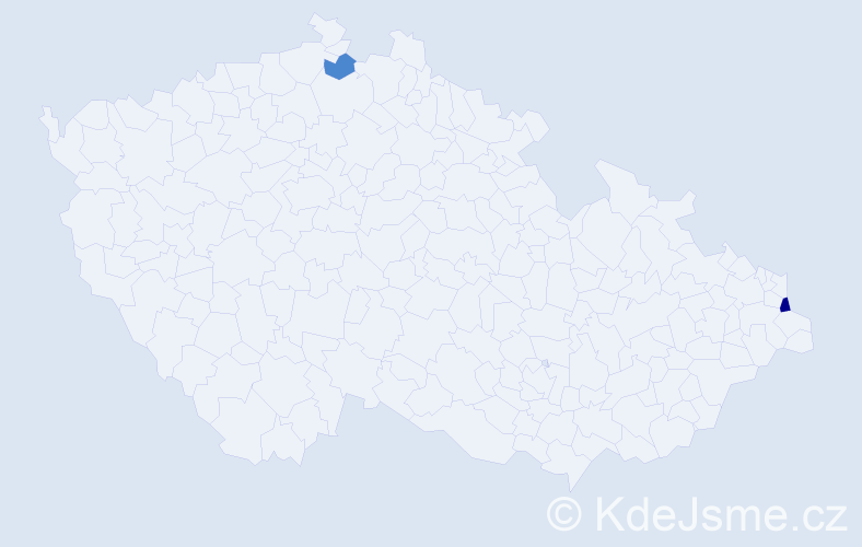 Příjmení: 'Perautková', počet výskytů 3 v celé ČR