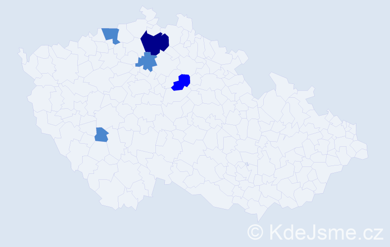 Příjmení: 'Buchleitnerová', počet výskytů 8 v celé ČR