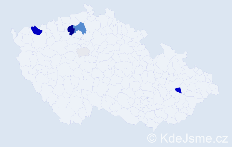 Příjmení: 'Matvijová', počet výskytů 8 v celé ČR