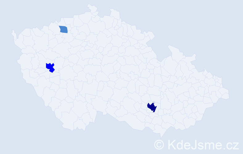Příjmení: 'Terzijski', počet výskytů 9 v celé ČR