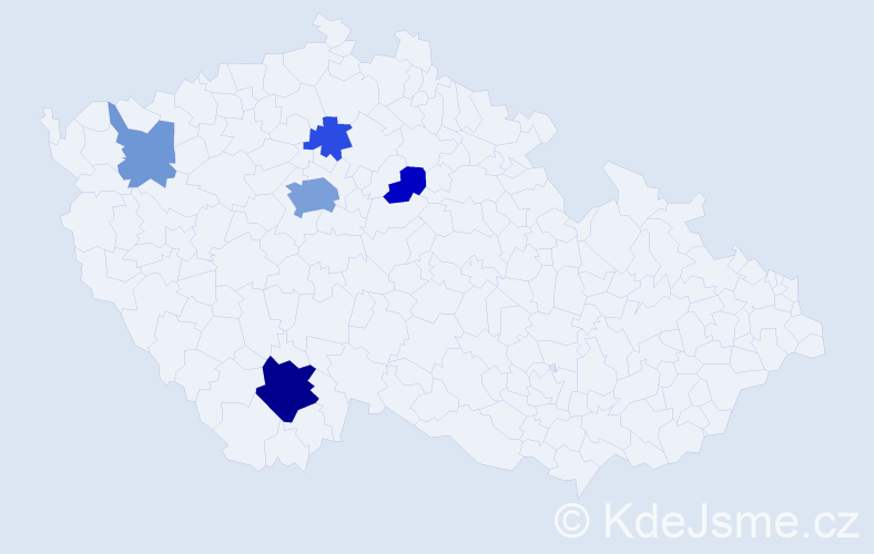Příjmení: 'Lvova', počet výskytů 14 v celé ČR