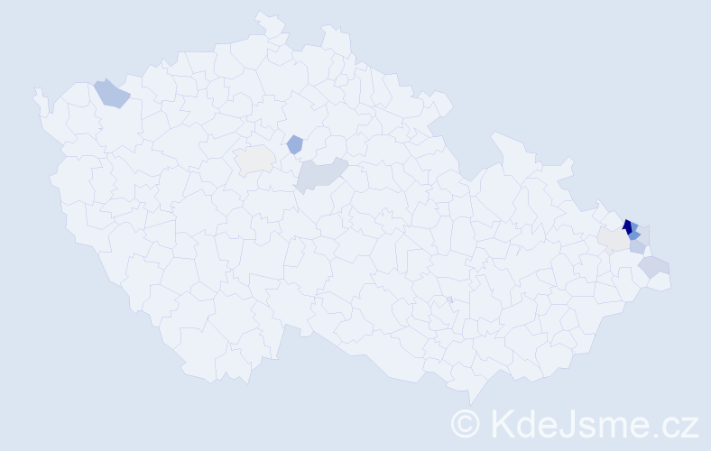 Příjmení: 'Sternadel', počet výskytů 21 v celé ČR