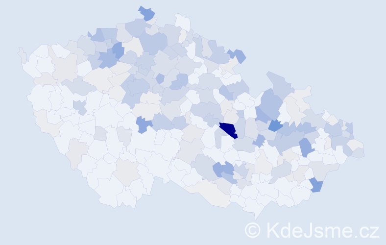 Příjmení: 'Dittrichová', počet výskytů 759 v celé ČR