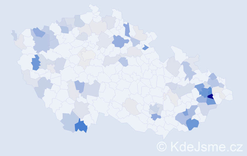 Příjmení: 'Matuš', počet výskytů 248 v celé ČR